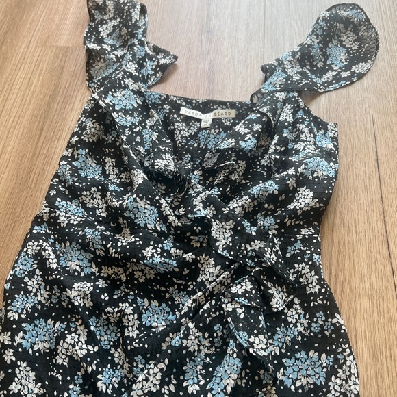 Veronica Beard Amal Floral Midi Sleeveless Dress - Picture 3 of 7